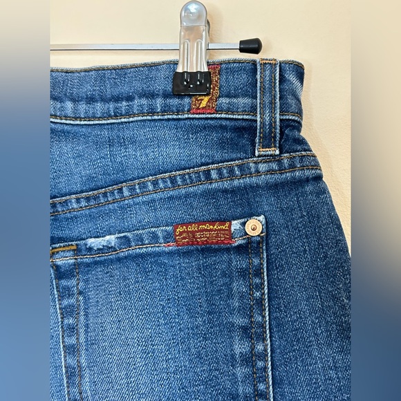 Seven 7 for all man kind women’s shorts size 25 distressed - Picture 5 of 5